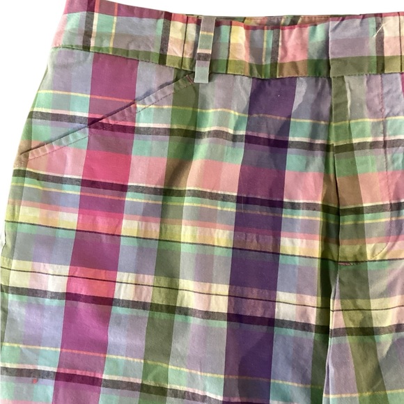Ralph Lauren‎ Pink and Green Bermuda Golf Shorts Size 8 - Picture 2 of 5